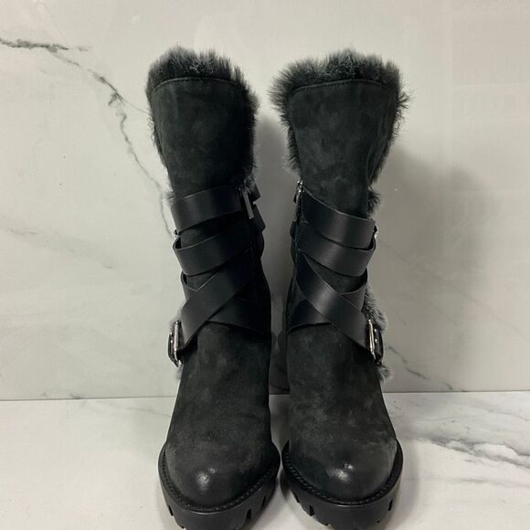 CHARLES DAVID Heel Winter Boots - Picture 4 of 7